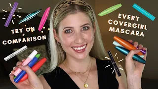 EVERY Covergirl MASCARA // Testing ALL 18 COVERGIRL Mascaras