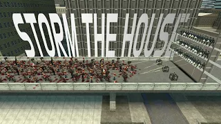 GMOD | STORM THE HOUSE [Rebels vs Zombies NPC Tower Defense]