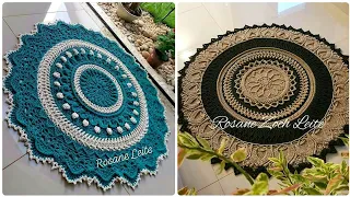 Wonderful Crochet Floor Rug Top 10 Oval Mandala Rugs for Your Home. Ideas & Free Crochet Patterns