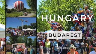 [4K] 60fps, Hungary, Budapest, May Day in the City Park