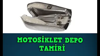 MOTOSİKLET BENZİN DEPO KAÇAĞI TAMİRİ