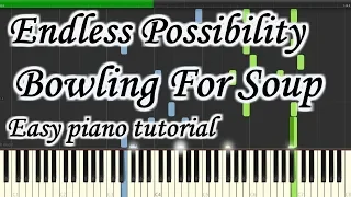 Endless Possibility - Bowling For Soup - Very easy and simple piano tutorial synthesia planetcover