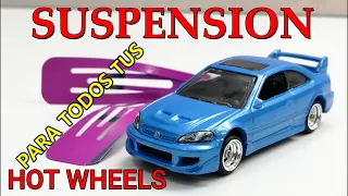 HOW TO MAKE A SUSPENSION FOR EASY HOT WHEELS