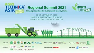 AGRITECHNICA Asia/HORTI Asia Regional Summit 2021:Smart production for sustainable food systems.