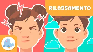 RILASSAMENTO MUSCOLARE PROGRESSIVO per bambini 🧘‍♀‍ VISO 👧🏻 Sessione guidata 👦🏻 Episodio 1