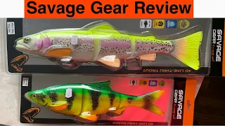 New Savage Gear 40cm Line thru Trout and 32cm Line thru Roach - Pike fishing tackle review