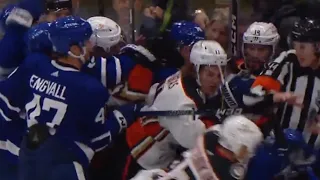 Scrum Ensues After David Kampf Hits Trevor Zegras