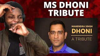 A tribute to MS Dhoni Reaction