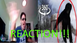 SCREAMIN' LIKE A FUCKIN' BITCH - Reaction to Bigfoot VR 360 and Slenderman VR 360 YouTube Videos