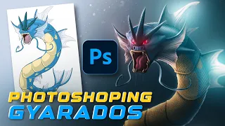 photoshoping a pokemon in reality | gyarados | Pokemon | photoshop