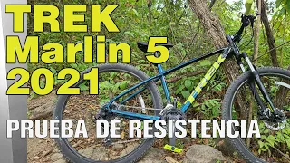 BIKETEST MARLIN 5 - TREK - PROBANDO EN PISTA