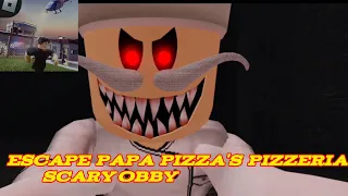 Escape Papa's Pizzeria in Roblox / Escape Papa Pizza's Pizzeria Scary Obby Walkthrough 2022 Android