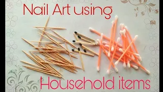5 easy nail art hacks for beginners using household things.Time saving DIY nail art ideas.No tool.