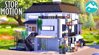 Mini Japanese Apartment Complex 🏯🏔️ | Sims 4: Stop Motion Build [No CC]