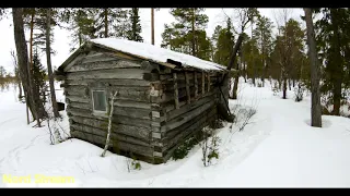 Зимняя поездка на озеро . Пробираемся до избы. Спасаем торпеду.