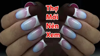 Bộ Tay Đơn giản Lấy Tiền Nhanh Cho Thợ Mới - Nail Art Design - Nail Tutorial