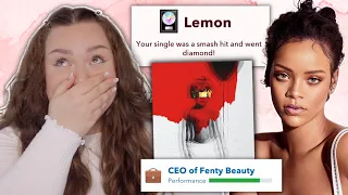 RECREATING RIHANNA'S CAREER IN BITLIFE! *FROM POPSTAR TO CEO OF FENTY BEAUTY*