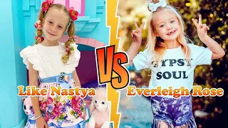 Everleigh Rose VS Like Nastya Stunning Transformation ⭐ From Baby To Now