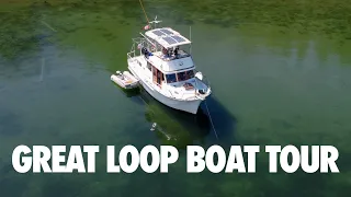 EXTENSIVE GREAT LOOP BOAT TOUR (Features we Love for the Great Loop and Full-Time Cruising)