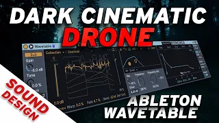 How to design a Dark Cinematic Drone in Ableton Wavetable - Pad Sound Design - Sweet Sound Sunday