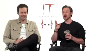 Kim Crossman interviews Bill Hader and James McAvoy / IT CHAPTER 2