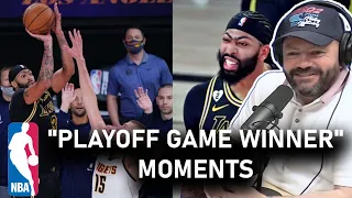 NBA "Playoff Game Winner" MOMENTS REACTION!! | OFFICE BLOKES REACT!!