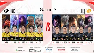 MPL ID S12 l Regular Season Day 3 Week 1 - ONIC VS RRQ - Game 3