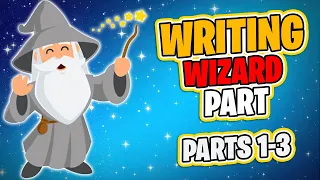 Writing Wizard Part Parts 1-3 - Kids Learn to Write Letters, Alphabet & Words - Ellie