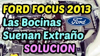 FORD FOCUS 2013 Ruido extraño en las Bocinas y no Suena el Estereo [ Solucion 2023 ]