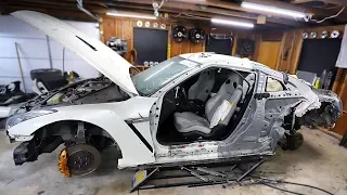 Removing the Damaged Quarter Panel & Door From My Totalled GTR