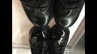 how to polish service boots in under 10 minutes
