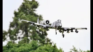 GIANT SCALE RC SKYMASTER A-10 THUNDERBOLT / TANKBUSTER TWIN TURBINES - WESTON PARK - 2018