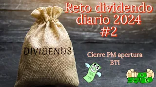 Reto dividendo diario 2024 cesión 2 #inversionesaristocraticas