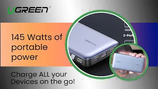 Charge ALL your Devices on the go | UGREEN 145 Watts Power Bank