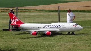 Virgin Atlantic GIANT RC Boeing 747-400 4,95m