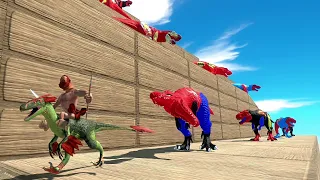 RapterRiderArk go down mountains. Don't get eaten by Super Dinosaurs- Animal Revolt Battle Simulator