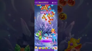 Magical! + 2Stars! / No Spell! / CH-63 / Level 1227 / Bubble Witch 3 Saga Gameplay
