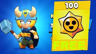 THOR BIBI WOOW!! GIFTS LEGENDARY NEW 12 NEW BRAWLERS BRAWL