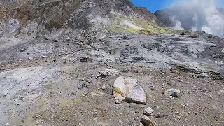 GoPro Footage of White Island 1 hour before eruption