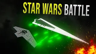 EXECUTOR SSD vs SUPREMACY - STAR WARS EPIC BATTLE! - Space Engineers!
