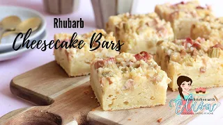 Rhubarb Cheesecake Bars Recipe