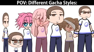 POV: Different Gachatubers Making OC in their Own "Unique" Styles 😰✋