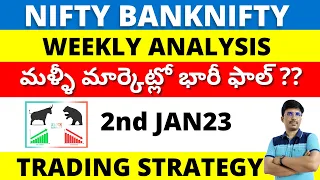 #398 Nifty Banknifty Prediction 2nd January Intraday |Monday Levels తెలుగు లో  @BrahmaChilaka