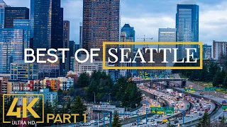 Best of Seattle from Urban Life Channel in 4K UHD - Bright Music & City Background Video - Part 1