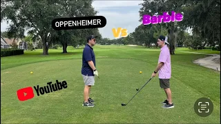 Sibling Showdown: Golfing for Movie 🎥 Night! Oppenheimer vs. Barbie Movie