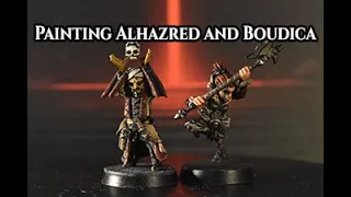 How to paint Alhazred and Boudica | Painting Darkest Dungeon: The Board Game, Episode #5