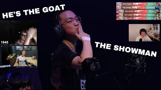 Valorant Streamers react to EDG Kangkang's celebration after this INSANE ACE... | VCT Masters Tokyo