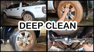 Ford Ranger XLT 4x4 Off Road !Detailing Deep Clean! How to wash Super Dirtiest Ford Ranger 4x4 ?