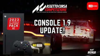 Assetto Corsa Competizione Console 1.9 Update Live Stream!!