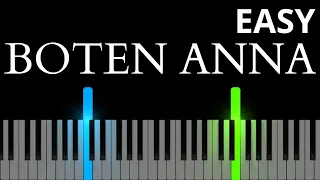 Basshunter - Boten Anna (EASY Piano Tutorial)